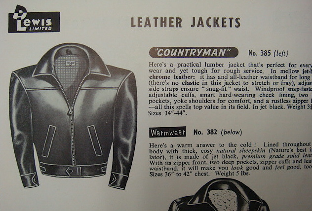 Lewis Leathers Countryman Style No.385: D.Lewis Lewis Leathers Countryman Style No.385: D.Lewis