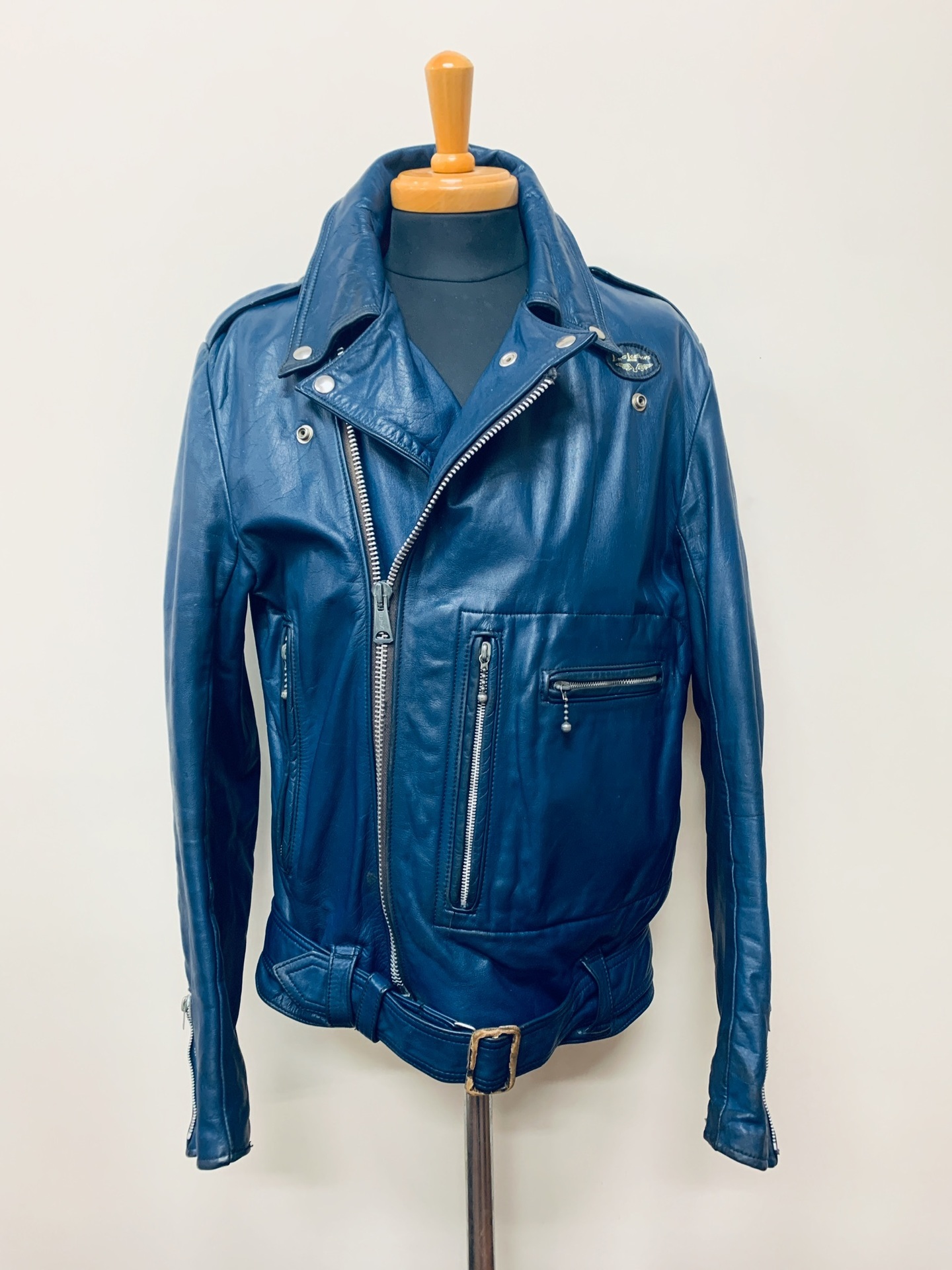 70s Lewis Leathers Blue BRONX: D.Lewis