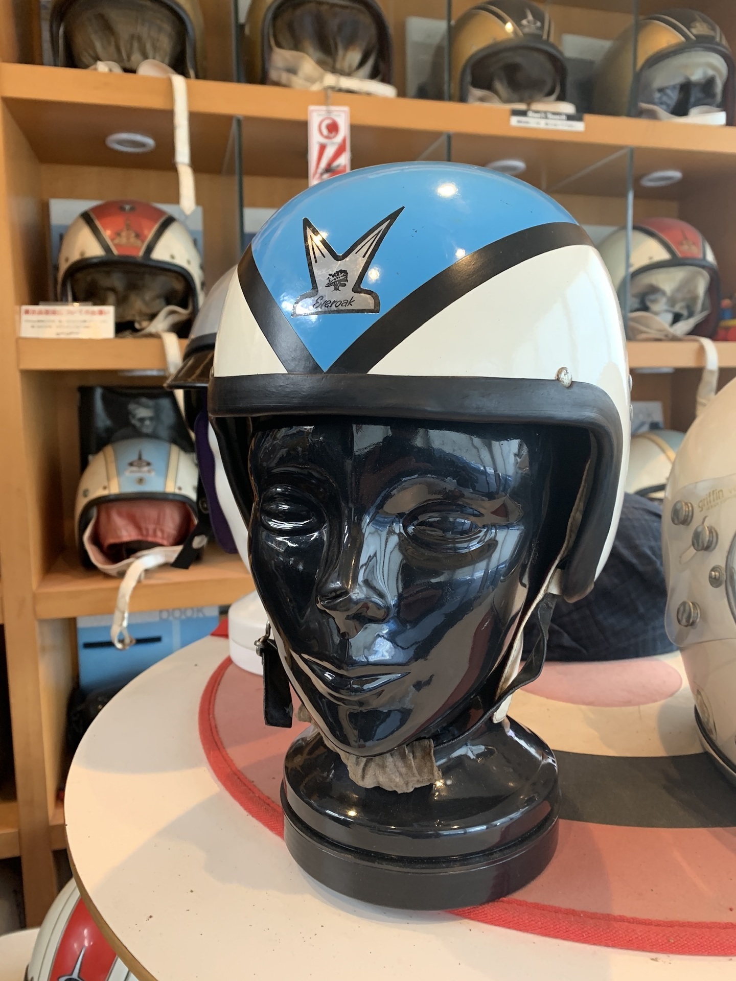 Everoak ヘルメット（黒） Everoak Racemaster helmet: D.Lewis
