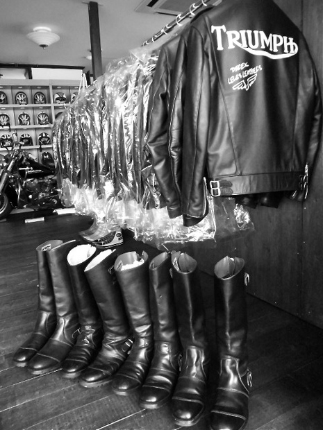 Vintage Lewis Leathers motorcycle boots: D.Lewis
