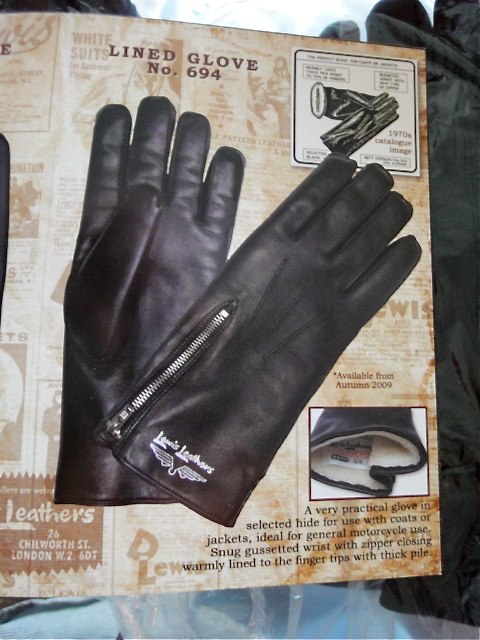 Lewis Leathers 810 Lined Grove: D.Lewis