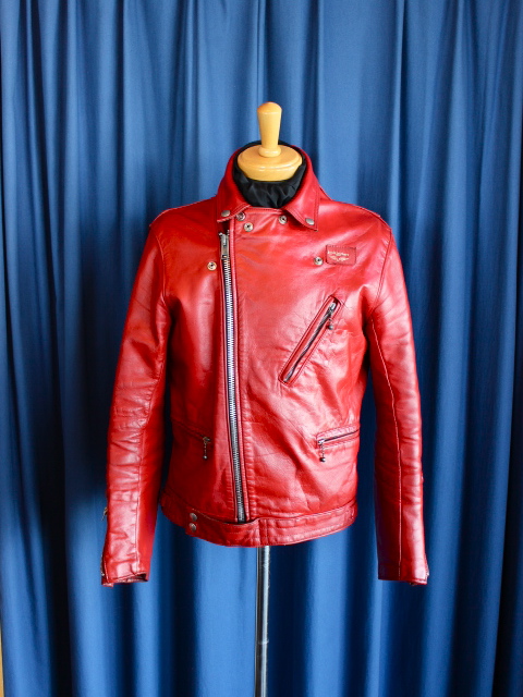 70s Lewis Leathers Red CYCLONE: D.Lewis