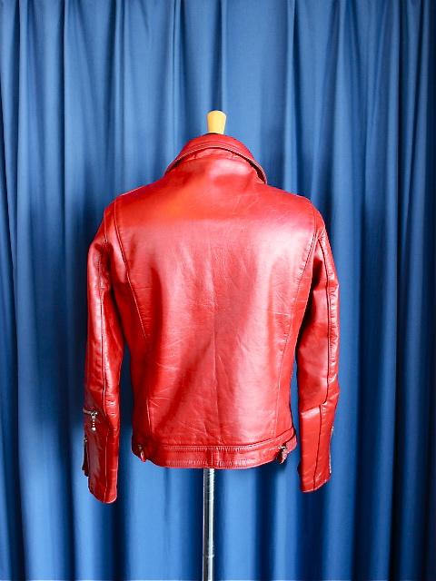 70s Lewis Leathers Red CYCLONE: D.Lewis