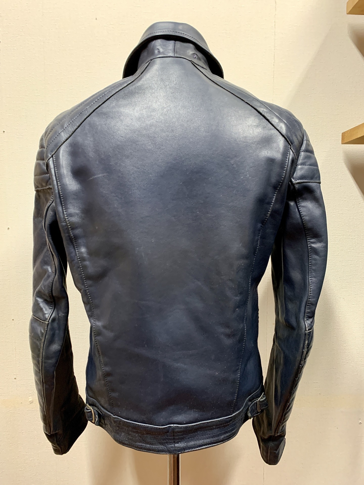 Late 70s Lewis Leathers Europa Navy blue: D.Lewis